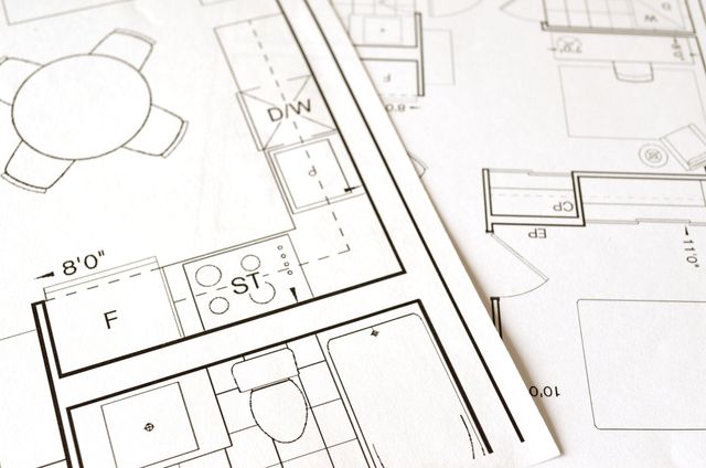 blueprint desain rumah